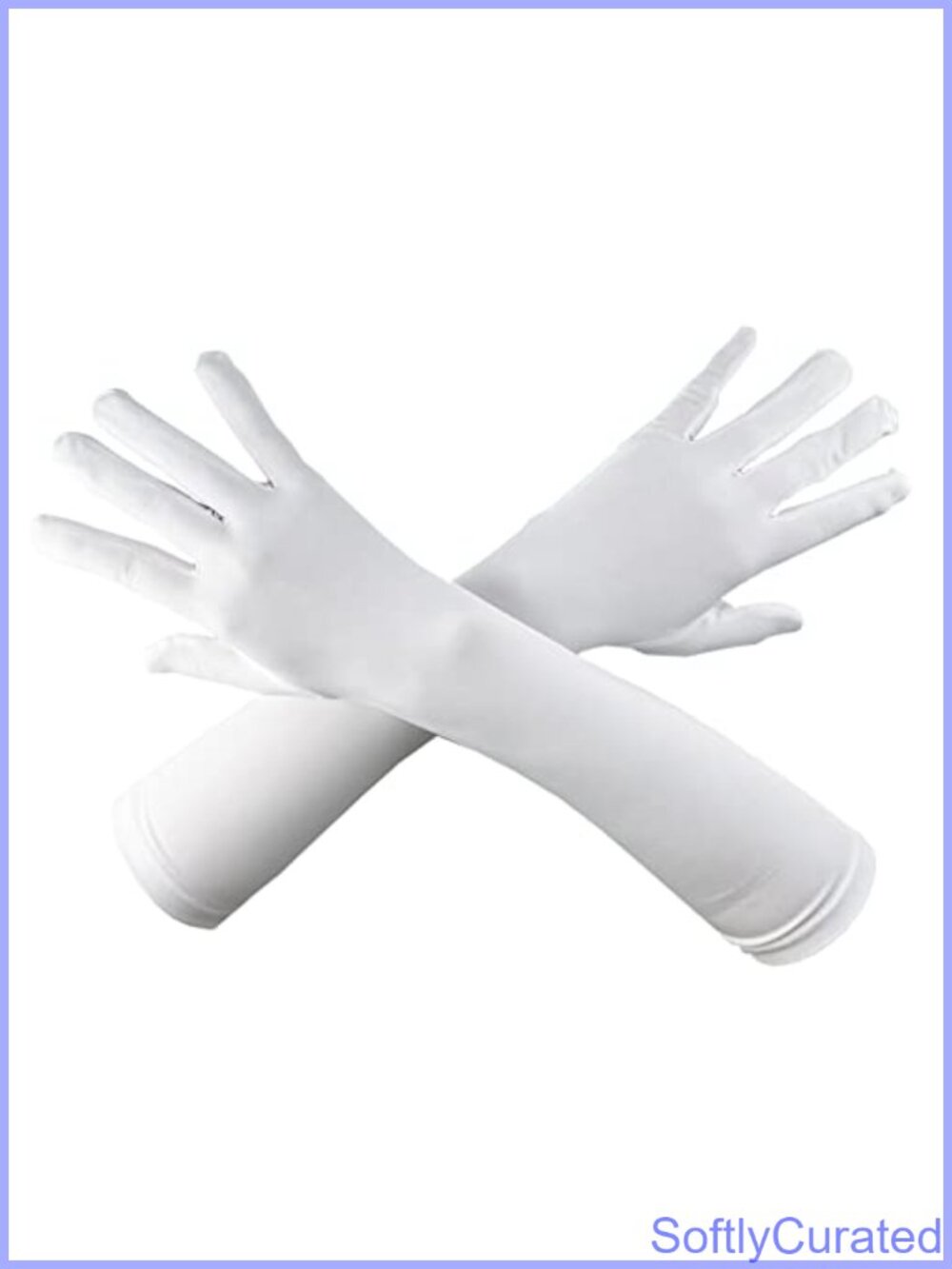 15'' Elbow Length Stretchy Spandex Gloves for Cosplay Costume Unisex